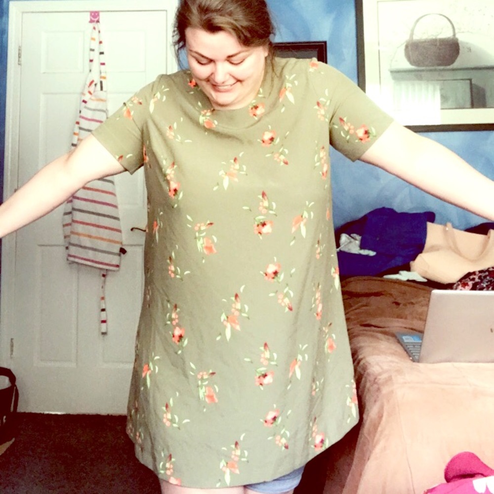 Green summer dress